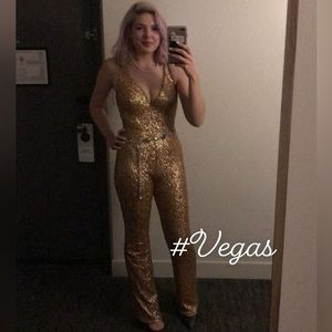 Dress the Population Sequin Charlie Jumpsuit